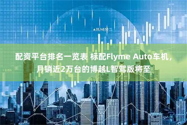 配资平台排名一览表 标配Flyme Auto车机，月销近2万台的博越L智驾版将至